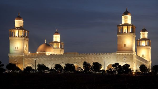 King Hussein mosque, Amman.
