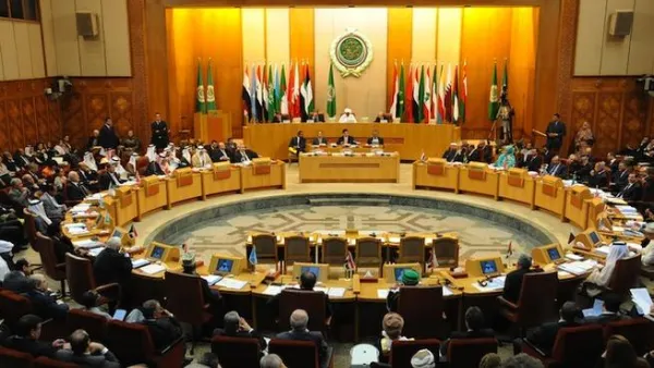 Arab League leader Nabil Fahmy condemned Syria's election plans in an official statement Tuesday (File Archive/AFP)