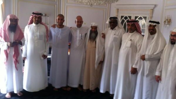 "Constructive and inspiring meeting with His Royal Highness Prince Mamdouh Bin Abdul Aziz Al Saud" (Image: Twitter)