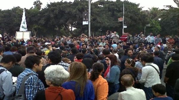 The previous march hit Tahrir Square on November 27