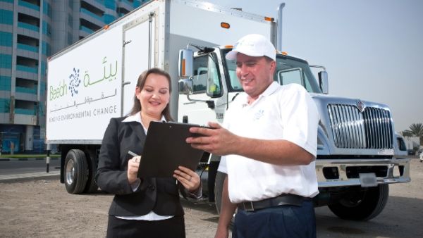 Bee'ah shred truck
