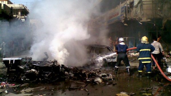 Bomb attacks Saturday targeted an outdoor market in the capital's southeastern suburbs (File Archive/AFP) Bomb attacks Saturday targeted an outdoor market in the capital's southeastern suburbs (File Archive/AFP)
