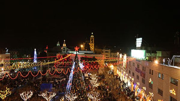 Lucky that all these LED lights weren't around in the time of Jesus - the three wise kings would never have been able to see the star! (Image courtesy of ynet)