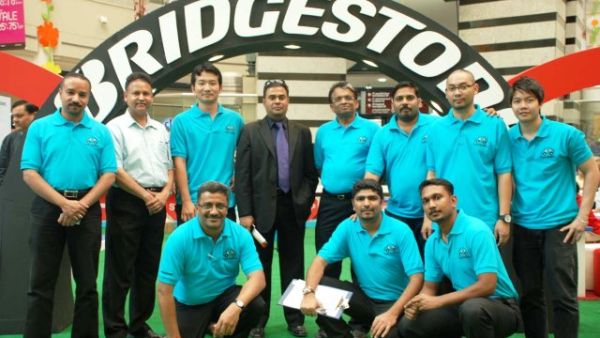 The Bridgestone Tyre Safety and Eco Station roadshow at the Al Wahda Mall, Abu Dhabi The Bridgestone Tyre Safety and Eco Station roadshow at the Al Wahda Mall, Abu Dhabi