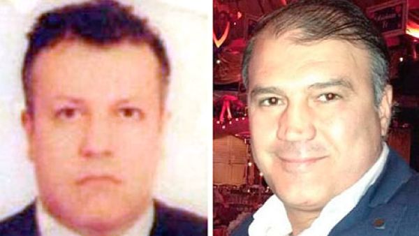 The two Turkish pilots who were abducted in Beirut in August were released late Saturday (Courtesy of Ihlas News Agency/AFP/Getty Images)