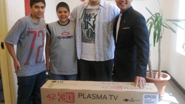 الفائزون بتلفاز بلازما 3D من LG