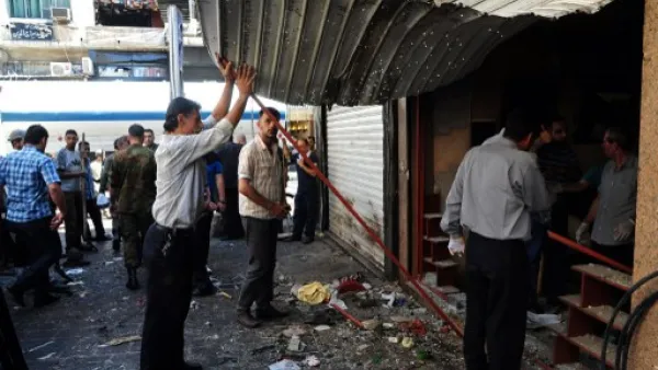 The bomb in Damascus Tuesday left at least five people dead (File Archive/AFP)