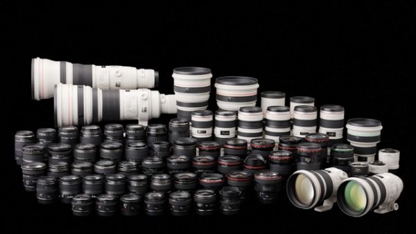 Electro Focus (EF) mount lens from Canon