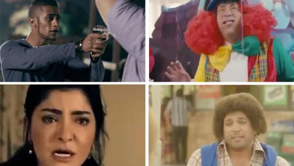 Screenshots from some of the movies that were in theaters this Eid El Fitr. (Image: Facebook)