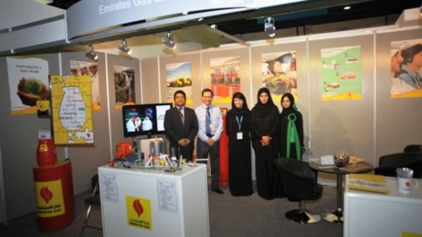 Emirates Gas booth at The Hotel Show