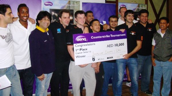 Winners at BenQ Counter-Strike Tournament