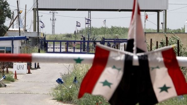 A picture taken from the Syrian side shows the Quneitra border crossing between Syria and the Israeli annexed Golan Heights. AFP Photo