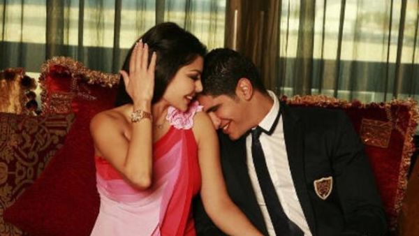 Haifa and husband, Ahmad, in happier days