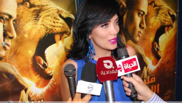 Horeya Farghaly gives the press the low down (Image courtesy of Facebook)
