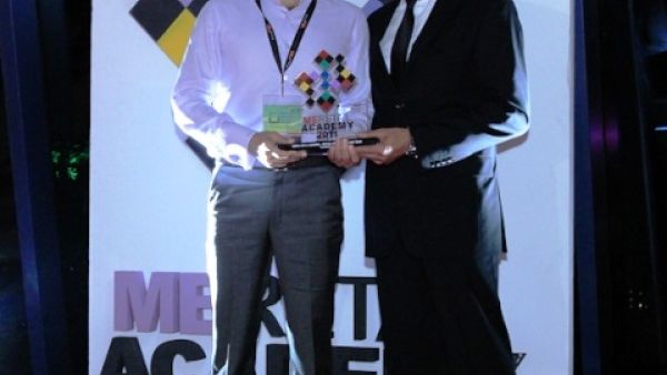 Aman Sangar, Product Marketing Manager of Microsoft at the Middle East Retail Academy 2011 Awards