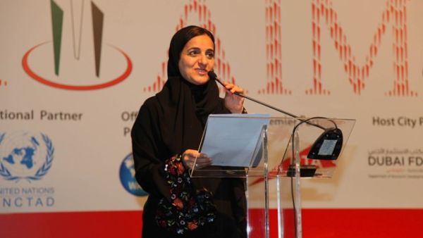 Sheikha Lubna Al Qasimi, UAE Minister of Foreign Trade at the Annual Investment Meeting in Dubai Sheikha Lubna Al Qasimi, UAE Minister of Foreign Trade at the Annual Investment Meeting in Dubai