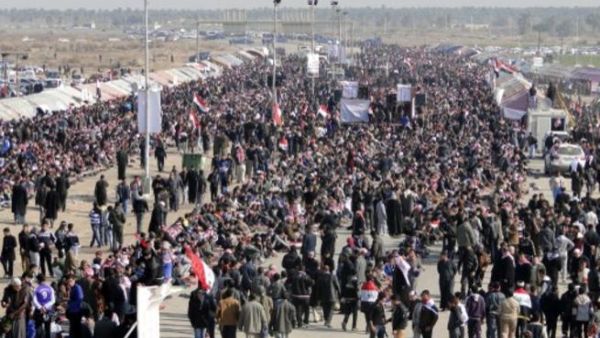 Oil tankers are stuck at the Iraqi-Jordan border, which has recently seen protest against Iraq's Prime Minister