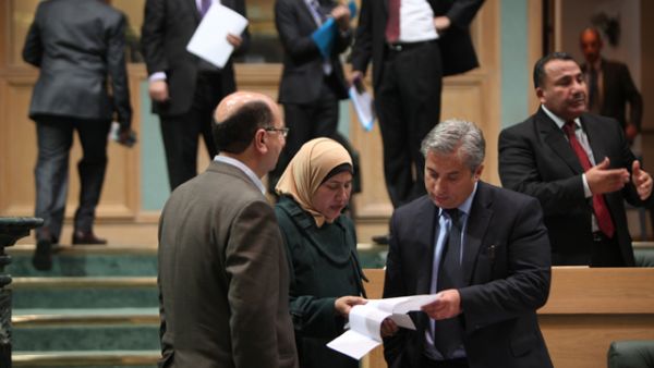 MPs and Minister speak during the Lower House session (Jordan Times)