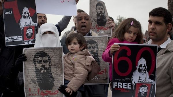 Friends, family, supporters, activists, all went out to advocate Khader Adnan's release. (Image source: "972mag.com") Friends, family, supporters, activists, all went out to advocate Khader Adnan's release. (Image source: "972mag.com")