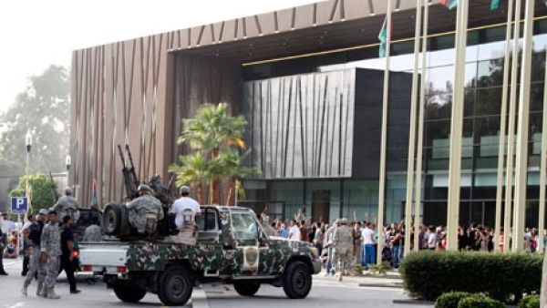 Libya's parliament has been attacked on several occasions by militia forces in Tripoli (File Archive/AFP)