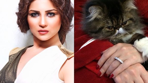Mai Izz El Din like it, so she put it on, but no, she's not engaged! 