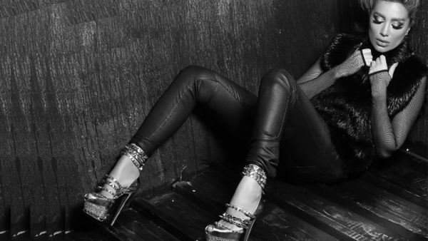 Maya Diab dressed in black. (Image: Facebook)