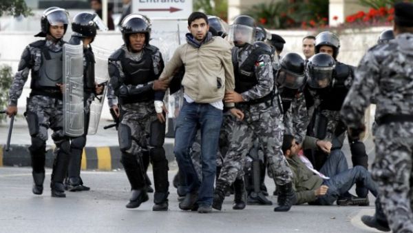 Freedom of expression has largely been suppressed in Jordan. Any form of dissent or criticism towards the King can be tried as a crime in front of a military court without a jury under a 1961 penal code (Raad Adayleh/AP)