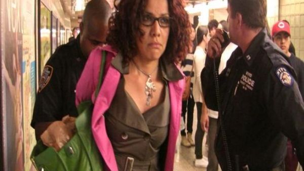 Mona Eltahawy was arrested in New York yesterday 
