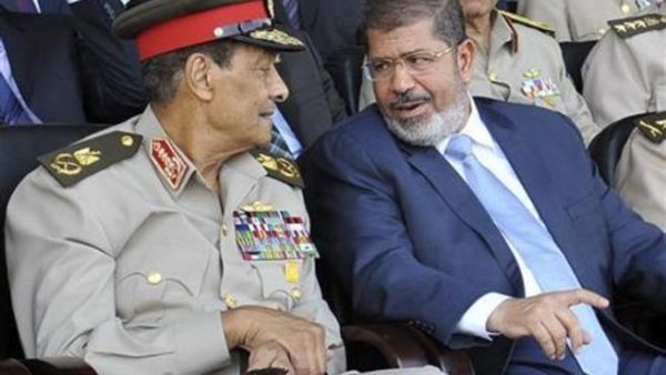 Muhammed Morsi with his former running mate Field Marshal Tantawi