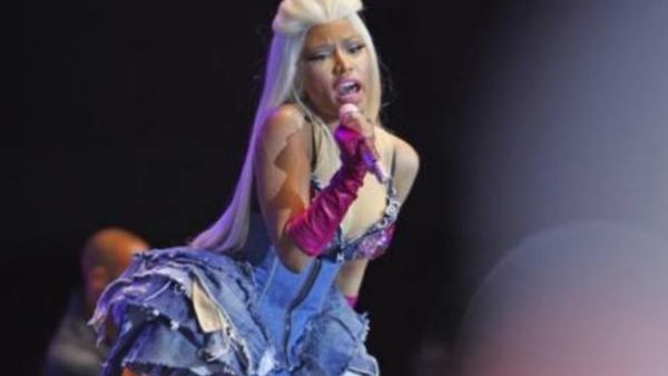 Nicky Minaj performs in Dubai.