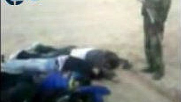 This image released by the SITE Intelligence Group, reportedly shows the executions of seven foreign employees of the Setraco construction company kidnapped by the Nigerian Islamist group Ansaru. (AFP PHOTO / SITE Intelligence Group) 