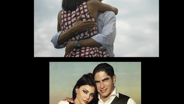 Barack and Michelle Obama/Haifa and ex-hubby Ahmad Abu Hashima