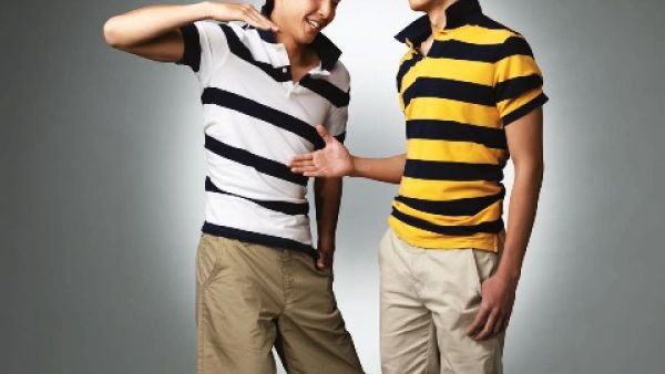 The new men’s range has a wide selection of everyday essentials like stripe polo shirts The new men’s range has a wide selection of everyday essentials like stripe polo shirts