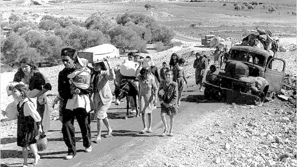More than 750,000 Palestinians were displaced at the hands of Zionist forces in 1948 (Courtesy of Wikimedia)