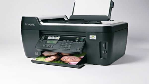 S409 Printer left view with printer output and tray input S409 Printer left view with printer output and tray input
