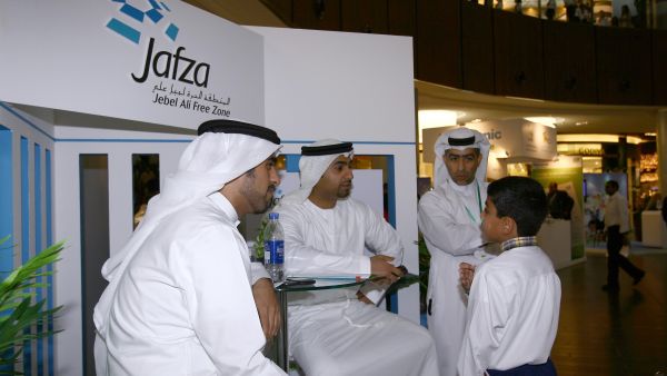 Jafza promoted environmental awareness by distributing information encouraging people to take daily measures to conserve energy