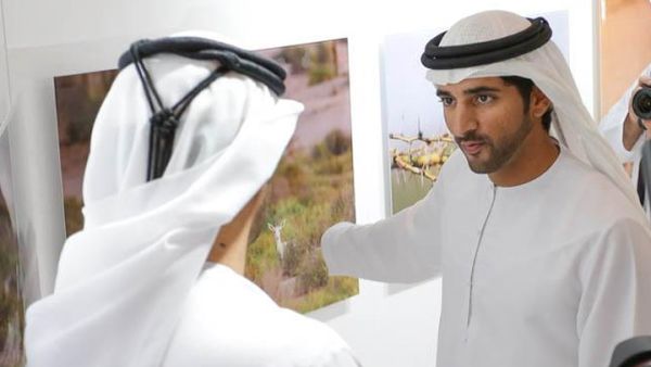 HH Sheikh Hamdan bin Mohammed Al Maktoum at Art Dubai 2013. (Image: Art Dubai)