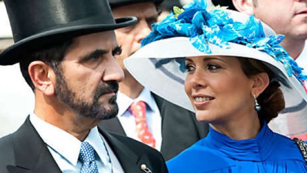 Overjoyed, Sheikh Mohammed bin Rashid and Princess Haya announced the birth of their son via Twitter. (Image source: "thenationa.ae.")
