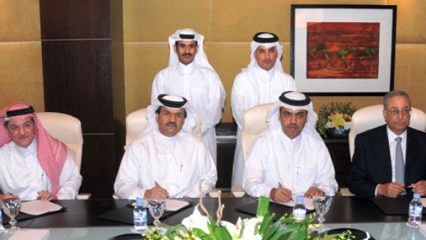 During the signing ceremony