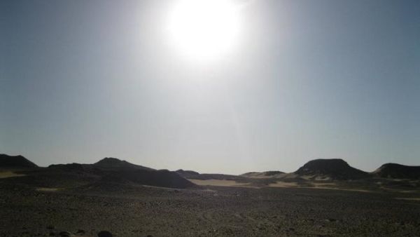 The Sinai desert.