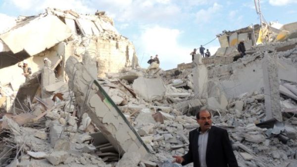 Syria's Aleppo has been the target of regime barrel bomb attacks and airstrikes since December 2013 (File Archive/AFP)