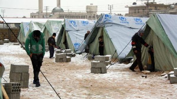 Syrian refugees in Lebanon's Baalbek area suffered through a harsh winter this year (File Archive/AFP)