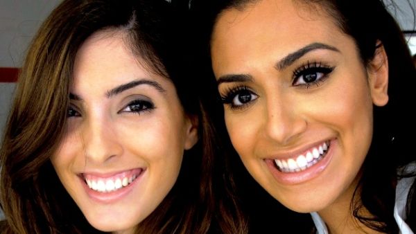 Beauty experts Tala Samman and Huda Kattan
