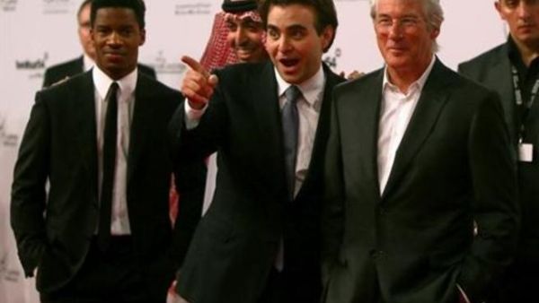Jarecki, Director of the film 'Arbitage,' stands with US actor Richard Gere at the opening ceremony of the ADFF
