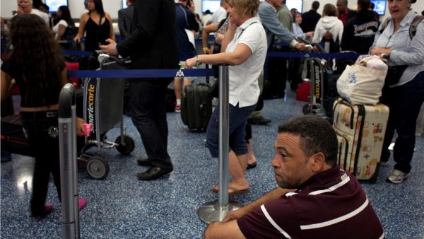 The face of a country in its airport? Female officials in almost all airports, including other Gulf states.