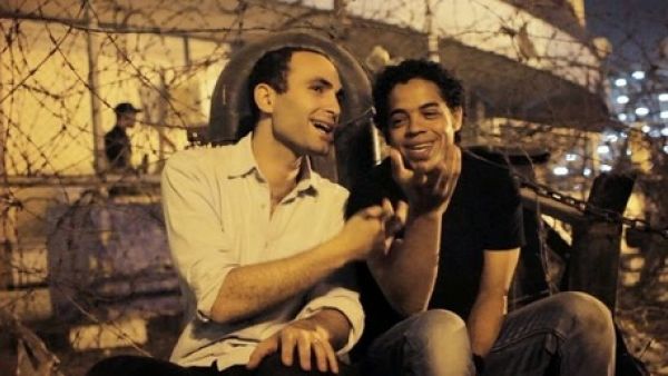 The film follows three revolutionaries, Ahmed Hassan, Magdy Ashour and Khalid Abdalla. (Image: Naharnet)