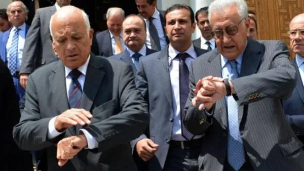 الاخضر الابراهيمي ونبيل العربي