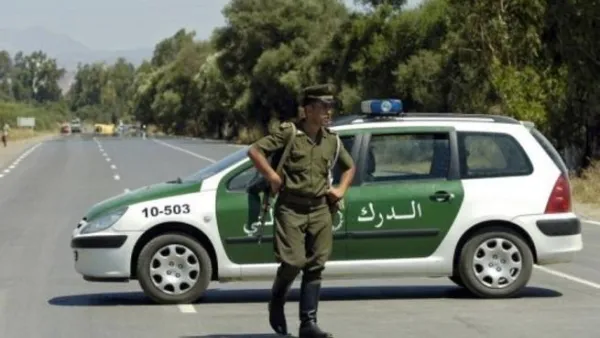 دورية لقوات الدرك الجزائرية
