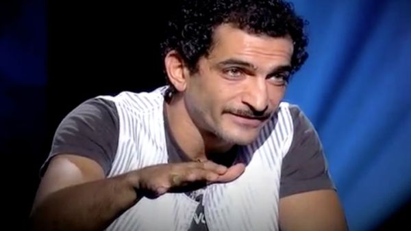 Getting defensive: Amr Waked walks out of Tony Khalife's show. (Image: Facebook)