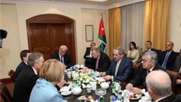 اول لقاء مباشر بين الاسرائيليين والفلسطينيين منذ 15 شهرا
